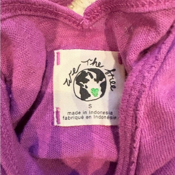 NWT FREE PEOPLE We The Free Unfinished Hem Drop Waist Top - Picture 5 of 6